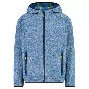 Толстовка на молнии CMP Heavy Fix 3H60844 Hooded, синий
