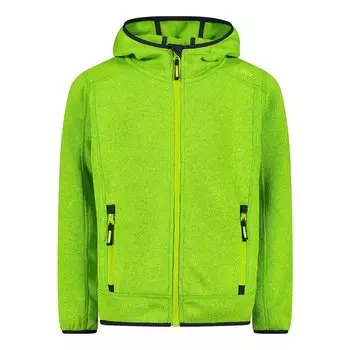 Толстовка на молнии CMP Heavy Fix 3H60844 Hooded, зеленый