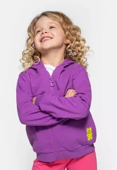 Толстовка на молнии Coccodrillo, сирень