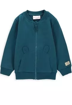 Толстовка на молнии Coccodrillo, зеленый