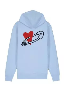 Толстовка на молнии COEUR PINS BACK EMBROIDERY - Hoodie Mira Paris, синий