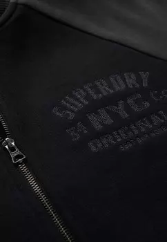 Толстовка на молнии COLLEGE GRAPHIC Superdry, черный