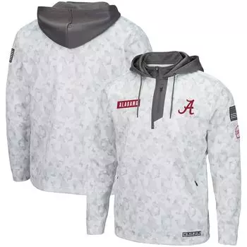 Толстовка на молнии Colosseum Alabama Crimson Tide, камуфляж