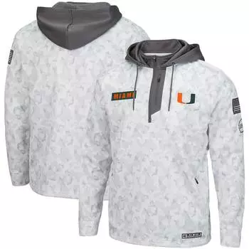 Толстовка на молнии Colosseum Miami Hurricanes, камуфляж