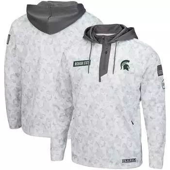 Толстовка на молнии Colosseum Michigan State Spartans, камуфляж