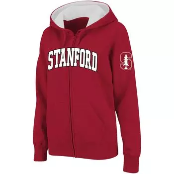 Толстовка на молнии Colosseum Stanford Cardinal, кардинал