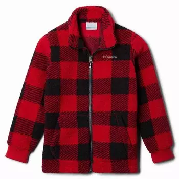 Толстовка на молнии Columbia Rugged Ridge II Sherpa, красный