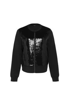 Толстовка на молнии comma, черный