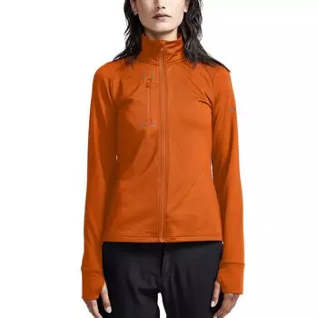 Толстовка на молнии Craft ADV Explore Light, оранжевый