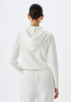 Толстовка на молнии CROP Koton, белый