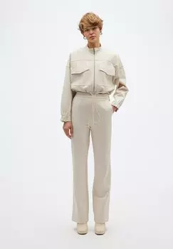 Толстовка на молнии CROP WITH ZIPPER Rue les crateurs, бежевый