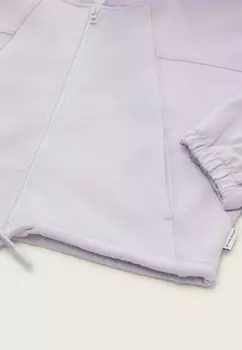 Толстовка на молнии CROPPED TOM TAILOR, фиолетовый