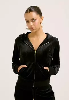 Толстовка на молнии DACH ADDISON HOODIE Juicy Couture, черный