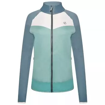 Толстовка на молнии Dare2B Elation II Core Stretch Recycled, зеленый