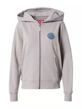 Толстовка на молнии Derbe Seehase, серый/темно-серый