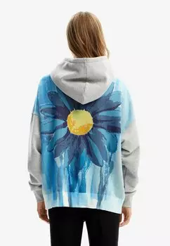 Толстовка на молнии Desigual, серый