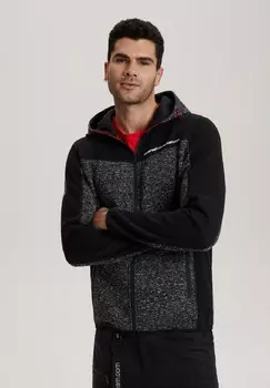 Толстовка на молнии DKR CROSS 4 Diverse, черный