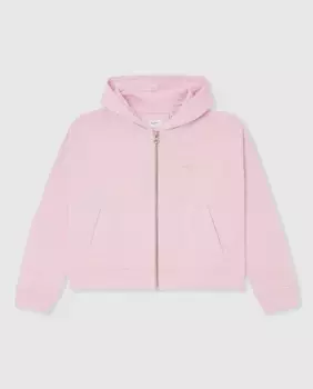 Толстовка на молнии для девочек Pepe Jeans, розовый