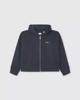 Толстовка на молнии для девочек Pepe Jeans, синий