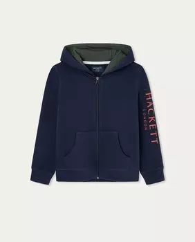 Толстовка на молнии для мальчика Hackett, синий