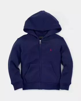 Толстовка на молнии для мальчика Polo Ralph Lauren, темно-синий
