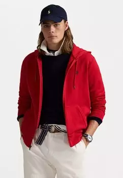 Толстовка на молнии DOUBLE-KNIT FULL-ZIP HOODIE Polo Ralph Lauren, розовый