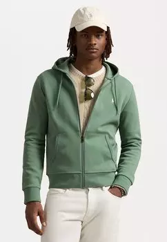 Толстовка на молнии DOUBLE-KNIT FULL-ZIP HOODIE Polo Ralph Lauren, синий