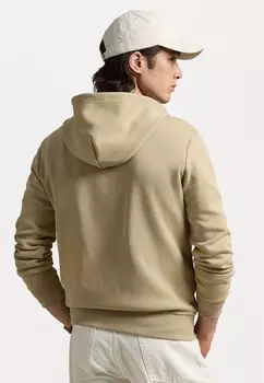 Толстовка на молнии DOUBLE-KNIT FULL-ZIP HOODIE Ralph Lauren, коричневый
