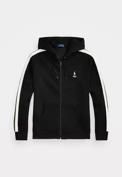 Толстовка на молнии DOUBLE KNIT FULL ZIP HOODIE Polo Ralph Lauren, черный