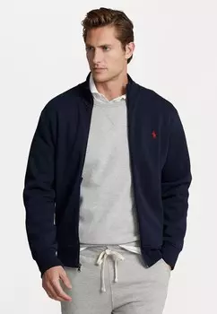 Толстовка на молнии DOUBLE KNIT TRACK JACKET Ralph Lauren, темно-синий