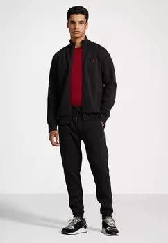 Толстовка на молнии DOUBLE KNIT TRACK JACKET Ralph Lauren, черный