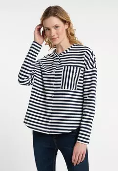 Толстовка на молнии DreiMaster, темно-синий