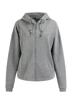 Толстовка на молнии DreiMaster Vintage Takelage, пестрый серый