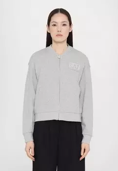 Толстовка на молнии EA7 Emporio Armani, серый