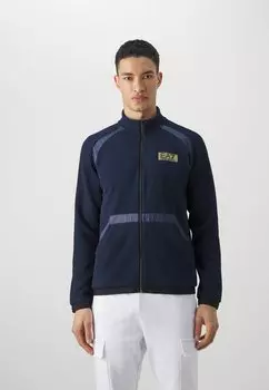 Толстовка на молнии EA7 Emporio Armani, темно-синий