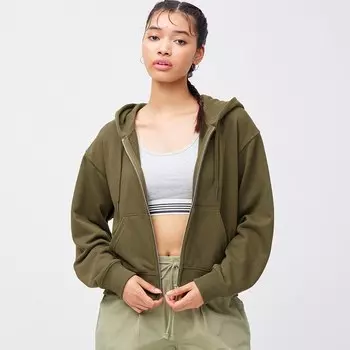 Толстовка на молнии + EC GU, оливковый