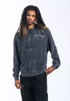 Толстовка на молнии Ed Hardy, темно-серый