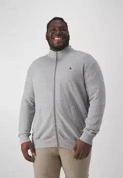 Толстовка на молнии Epaulos Jack & Jones, цвет light grey