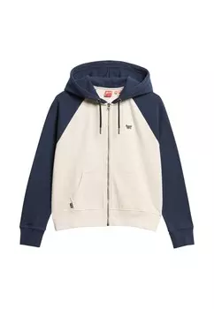Толстовка на молнии ESSENTIAL BASEBALL Superdry, синий