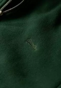Толстовка на молнии Essential Logo Superdry, лесной зеленый