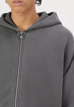 Толстовка на молнии ESSENTIALS QUIET SHADE Abercrombie & Fitch, серый