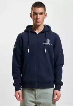 Толстовка на молнии EUROPEAN LEAGUE OF FOOTBALL MILANO SEAMEN TERRITORY ZIP HOODY DEF, темно-синий