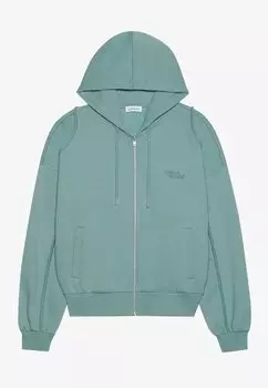 Толстовка на молнии Even&Odd, светло-зеленый