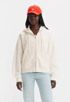 Толстовка на молнии EVERYDAY ZIP HOODIE Levi's, кремовый