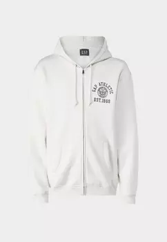 Толстовка на молнии FASHION LOGO GAP, белый
