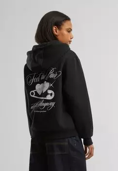 Толстовка на молнии FEEL THE PAIN FLUFFY Mister Tee, черный