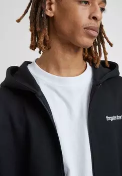 Толстовка на молнии Flowered Skull Heavy Forgotten Faces, черная