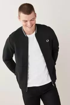 Толстовка на молнии Fred Perry, черный