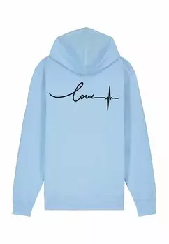 Толстовка на молнии FREQUENCY BACK EMBROIDERY Mira Paris, синий