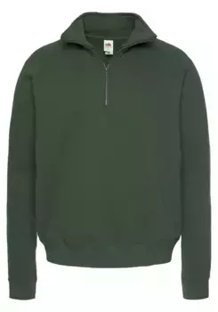 Толстовка на молнии Fruit of the Loom, зеленый